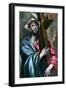Christ Clasping the Cross, 1600-1610-El Greco-Framed Giclee Print