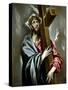 Christ Clasping the Cross, Ca. 1602-El Greco-Stretched Canvas