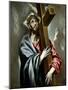 Christ Clasping the Cross, Ca. 1602-El Greco-Mounted Giclee Print