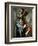 Christ Clasping the Cross, Ca. 1602-El Greco-Framed Giclee Print