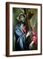 Christ Clasping the Cross-El Greco-Framed Giclee Print