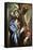 Christ Clasping the Cross-El Greco-Framed Stretched Canvas