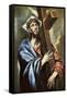 Christ Clasping the Cross-El Greco-Framed Stretched Canvas