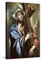 Christ Clasping the Cross-El Greco-Stretched Canvas