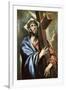 Christ Clasping the Cross-El Greco-Framed Premium Giclee Print