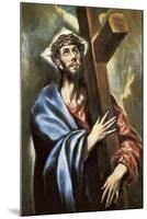 Christ Clasping the Cross-El Greco-Mounted Premium Giclee Print