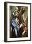 Christ Clasping the Cross-El Greco-Framed Art Print