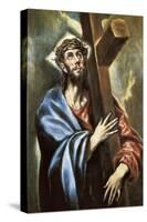 Christ Clasping the Cross-El Greco-Stretched Canvas