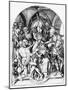 Christ Crowned by Thorns (Engraving)-Martin Schongauer-Mounted Giclee Print