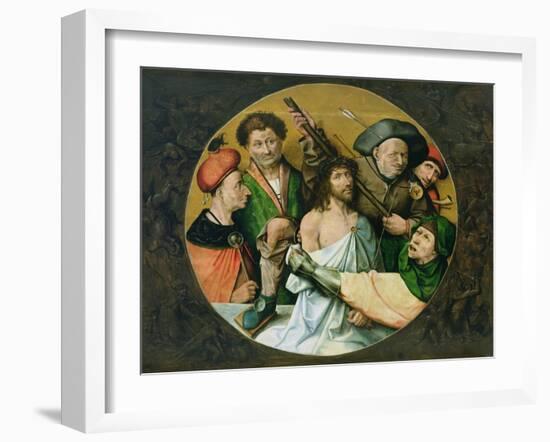 Christ Crowned with Thorns, 1510-Hieronymus Bosch-Framed Giclee Print