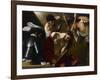 Christ Crowned with Thorns, 1603-1604-Caravaggio-Framed Giclee Print