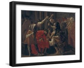 Christ Crowned with Thorns, 1620-Hendrick Ter Brugghen-Framed Giclee Print