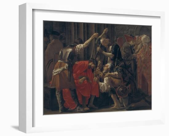 Christ Crowned with Thorns, 1620-Hendrick Ter Brugghen-Framed Giclee Print