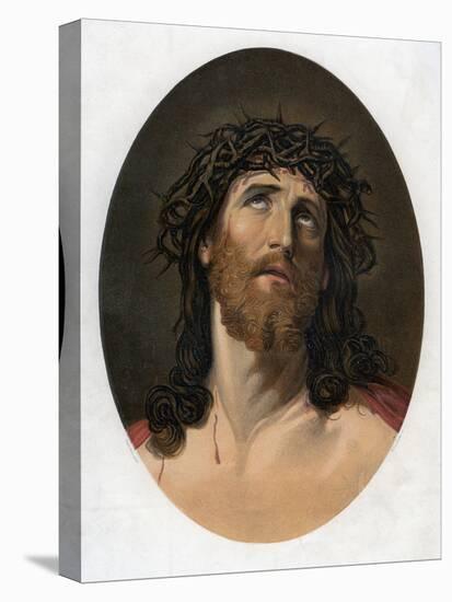 Christ Crowned with Thorns, 19th Century-William Dickes-Stretched Canvas