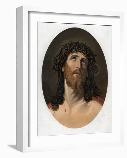 Christ Crowned with Thorns, 19th Century-William Dickes-Framed Giclee Print