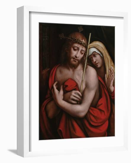 Christ Crowned with Thorns, after 1521-Giovanni Pedrini Giampietrino-Framed Giclee Print