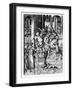 Christ Crowned with Thorns, C.1480 (Engraving)-Israhel van, the younger Meckenem-Framed Giclee Print