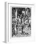 Christ Crowned with Thorns, C.1480 (Engraving)-Israhel van, the younger Meckenem-Framed Giclee Print