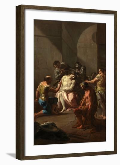 Christ Crowned With Thorns, Ca. 1754, Italian School-Corrado Giaquinto-Framed Giclee Print