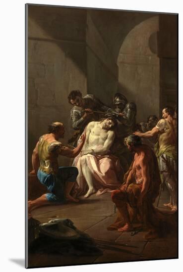 Christ Crowned With Thorns, Ca. 1754, Italian School-Corrado Giaquinto-Mounted Giclee Print