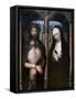 Christ Crowned with Thorns (Ecce Homo), and the Mourning Virgin-Adriaen Isenbrant-Framed Stretched Canvas