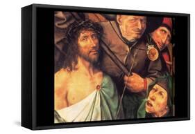 Christ Crowned with Thorns-Hieronymus Bosch-Framed Stretched Canvas