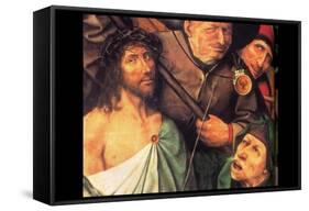 Christ Crowned with Thorns-Hieronymus Bosch-Framed Stretched Canvas