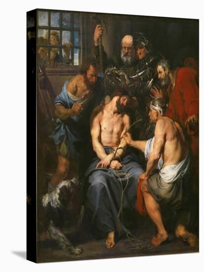 Christ Crowned with Thorns-Sir Anthony Van Dyck-Stretched Canvas