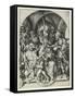 Christ Crowned with Thorns-Martin Schongauer-Framed Stretched Canvas