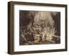 Christ Crucified between the Two Thieves: The Three Crosses, 1653-Rembrandt Harmensz. van Rijn-Framed Giclee Print