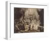 Christ Crucified between the Two Thieves: The Three Crosses, 1653-Rembrandt Harmensz. van Rijn-Framed Giclee Print