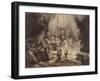 Christ Crucified between the Two Thieves: The Three Crosses, 1653-Rembrandt Harmensz. van Rijn-Framed Giclee Print