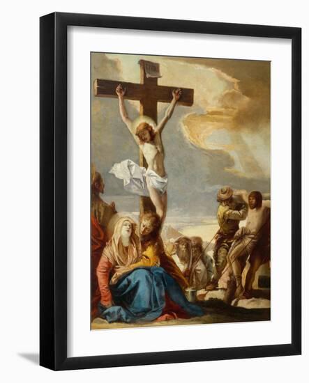 Christ Crucified, Stations of the Cross, 1747-Giandomenico Tiepolo-Framed Giclee Print