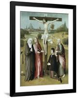 Christ Crucified with Donors and Saints, 1480-1485-Hieronymus Bosch-Framed Giclee Print