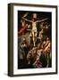 Christ Crucified with the Virgin, Mary Magdalene, Saint John the Evangelist and Angels-El Greco-Framed Giclee Print