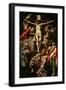 Christ Crucified with the Virgin, Mary Magdalene, Saint John the Evangelist and Angels-El Greco-Framed Giclee Print