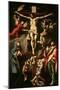 Christ Crucified with the Virgin, Mary Magdalene, Saint John the Evangelist and Angels-El Greco-Mounted Giclee Print