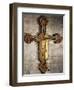 Christ Crucified with Virgin Mary, St. John the Evangelist, God Father, the Holy Spirit, and Donors-Louis Beroud-Framed Giclee Print