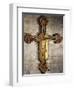 Christ Crucified with Virgin Mary, St. John the Evangelist, God Father, the Holy Spirit, and Donors-Louis Beroud-Framed Giclee Print