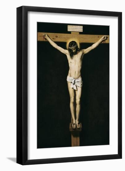 Christ Crucified-Diego Velazquez-Framed Art Print