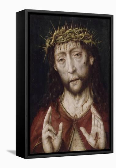 Christ de douleur-Albrecht Bouts-Framed Stretched Canvas