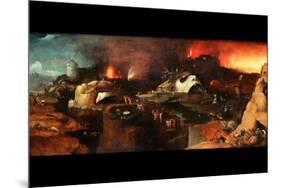 Christ Descent into Hell-Hieronymus Bosch-Mounted Premium Giclee Print