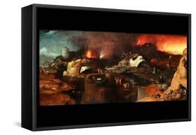 Christ Descent into Hell-Hieronymus Bosch-Framed Stretched Canvas