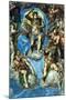 Christ, Detail from "The Last Judgement," in the Sistine Chapel, 16th Century-Michelangelo Buonarroti-Mounted Premium Giclee Print