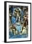 Christ, Detail from "The Last Judgement," in the Sistine Chapel, 16th Century-Michelangelo Buonarroti-Framed Giclee Print