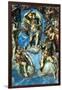 Christ, Detail from "The Last Judgement," in the Sistine Chapel, 16th Century-Michelangelo Buonarroti-Framed Giclee Print