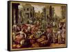 Christ Displayed to the People-Joachim Bueckelaer-Framed Stretched Canvas