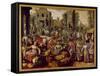 Christ Displayed to the People-Joachim Bueckelaer-Framed Stretched Canvas