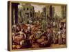 Christ Displayed to the People-Joachim Bueckelaer-Stretched Canvas