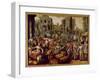 Christ Displayed to the People-Joachim Bueckelaer-Framed Giclee Print